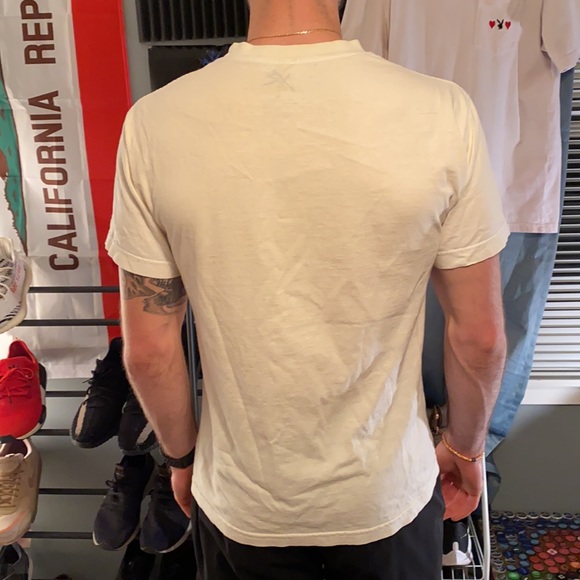 Young and Reckless white graphic tee, Men’s size M - Picture 3 of 6